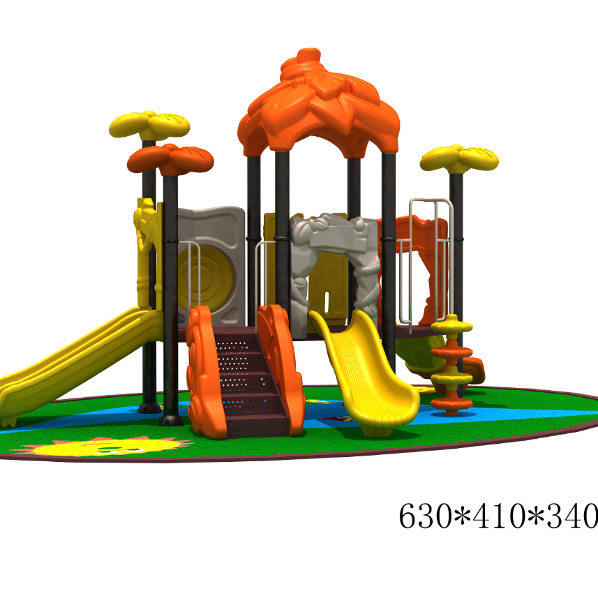 绿洁地产滑滑梯组合 室外老年健身路径 淮安小区体育健身器材(图8)