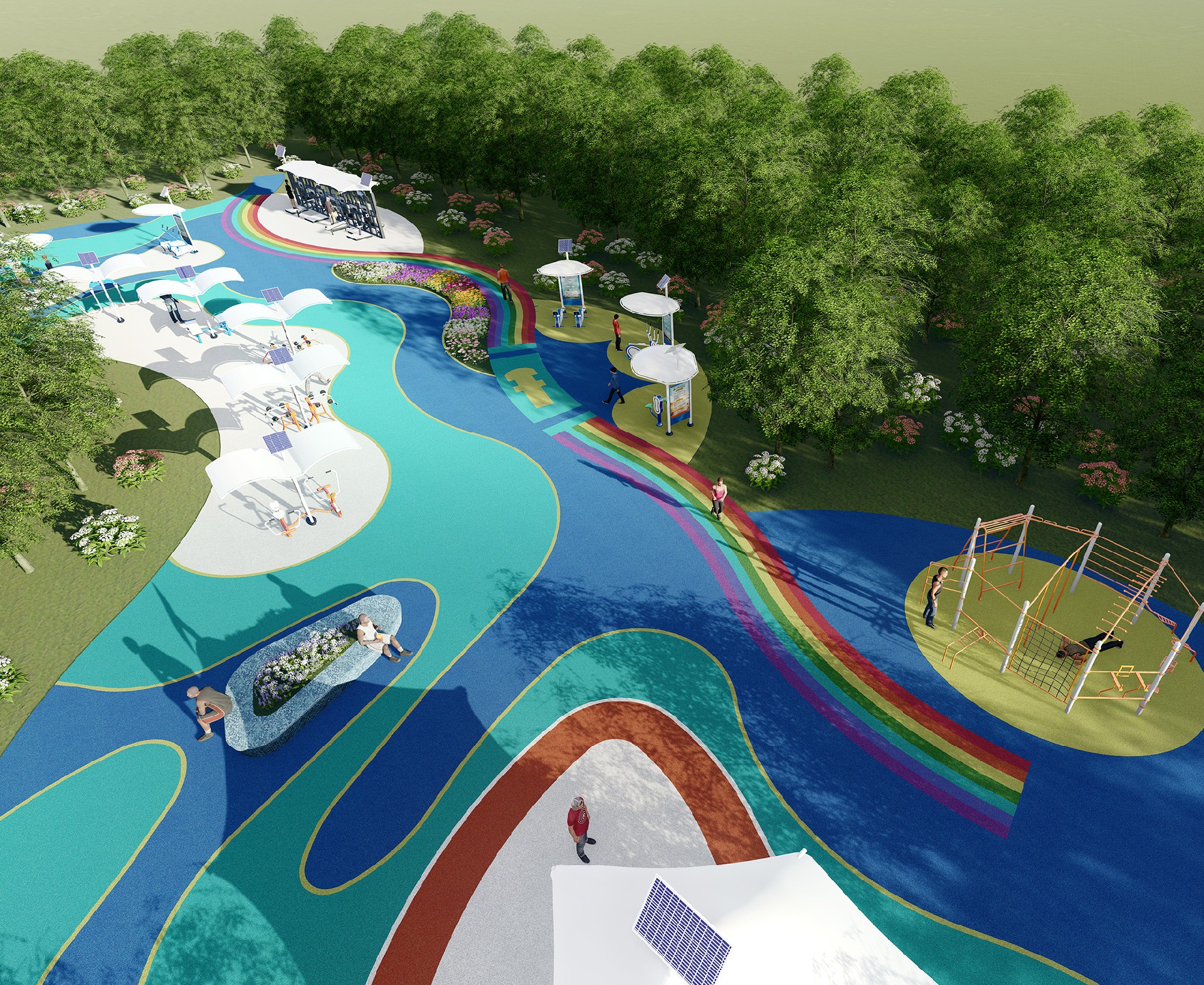 体育公园配置方案3(图4)