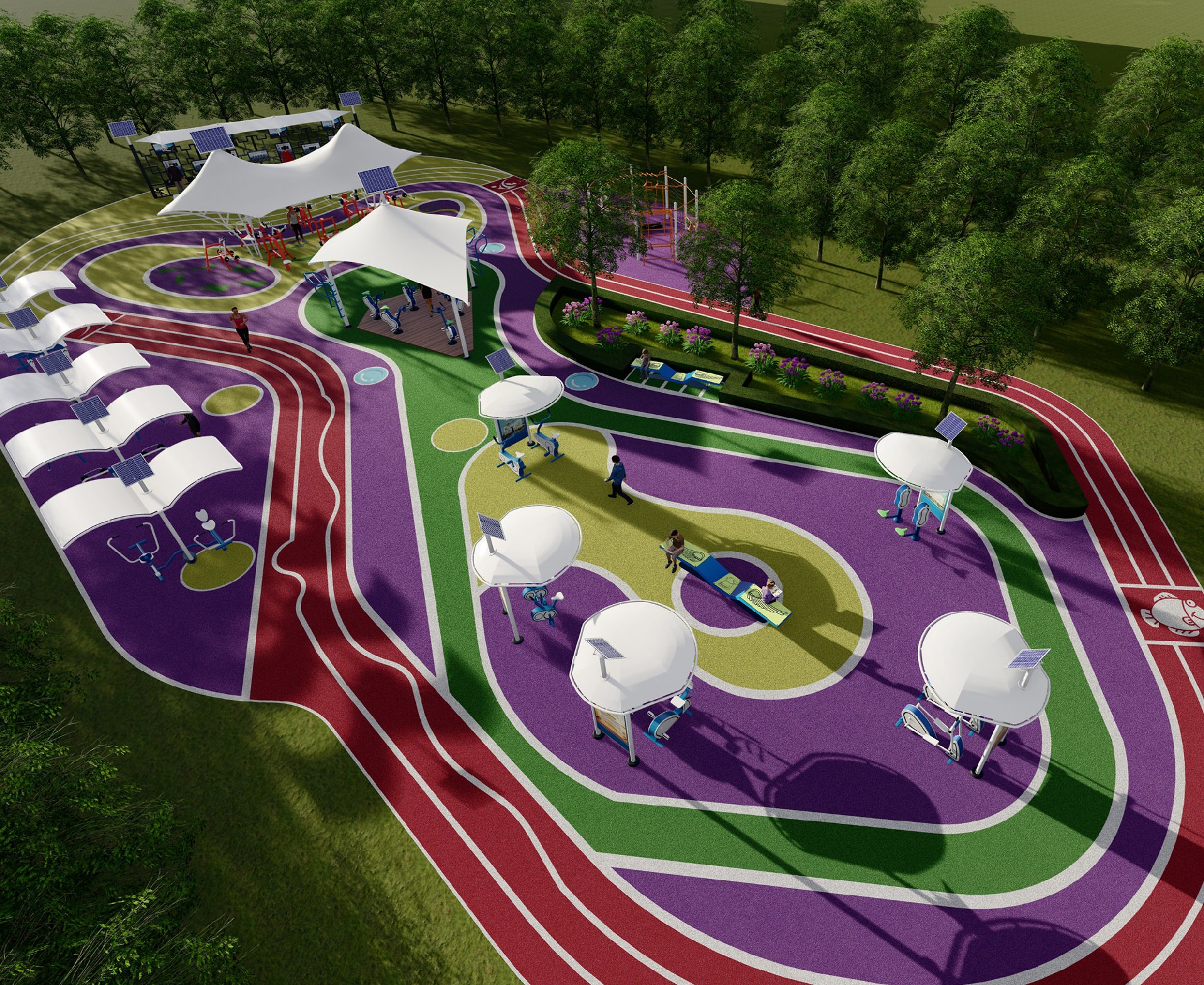 　体育公园配置方案2(图2)